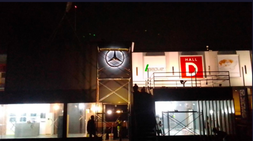 Mercedes-Benz Double Deck Booth