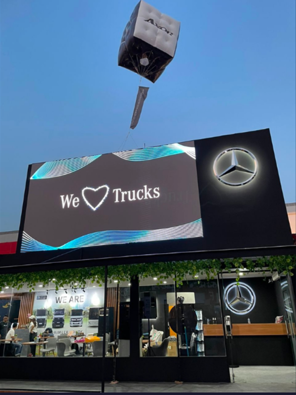 Mercedes-Benz Double Deck Booth